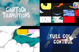 Abstract Cartoon Transitions for FCPX 43806044