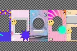 Retro Y2 K Overlays Pack 52029131