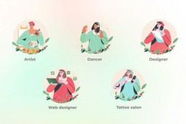 Creative Professions - Flat Concepts-Colorful 45021098