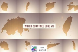 World Countries Logo & Titles V18 - Apple Motion 43860102