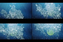 Underwater Ocean Sea Summer Intro | Water Splash Travel Logo 4 46560166