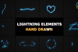 Lightning Elements | DaVinci Resolve 44314426