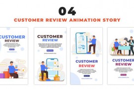 Customer Feedback Flat Vector Instagram Story 48661476