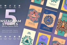 Instagram Meditation Yoga Mandala Mogrt Premiere Pro 52038040