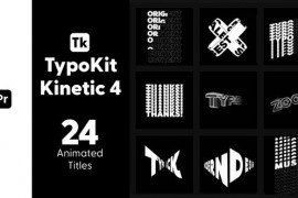 Typo Kit Kinetic V4 Titles for Premiere Pro 44575710