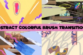 Abstract Colorful Brush Transitions | FCPX 51666217