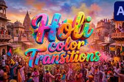 Free Download:Holi Transitions for After Effects 63492299