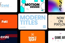 Modern Titles 05 for After Effects 45087059