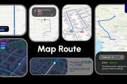 Free Download:Map Route Widgets 60535664