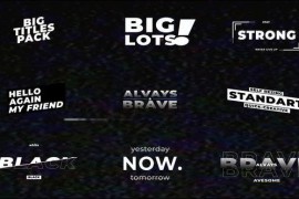 Glitch Titles | AE 47234911