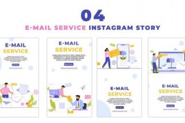 E-Mail Service Eye Catching Premium Vector Instagram Story 47454158