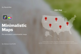 Minimalistic Maps for FCPX & Motion 50258161