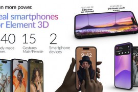 Real Smartphones for Element 3D 40921406