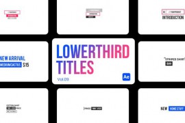 Lowerthird Titles 09 for After Effects 45279718