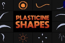 Plasticine Shapes | Premiere Pro MOGRT 43383080