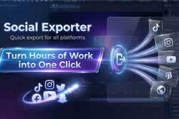 Free Download:Aescripts – Social Exporter v1.1.0