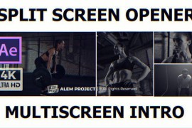 Split Screen Opener - Multiscreen Intro - Promo 47362287