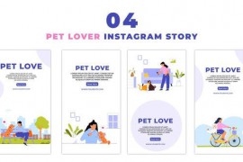 Pet Lovers Premium Characters Instagram Story 47439345