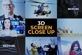 3D Screen Close Up | Premiere Pro 45683754