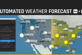 Automated WEATHER Forecast - Script and Template for After Effects 44614632