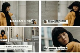 Minimal Lower Thirds | After Effects 45691914