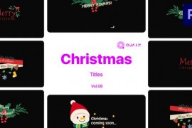 Christmas Titles for Premiere Pro Vol. 06 49538008