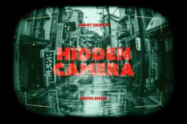 Hidden Camera Photo Effect for Photoshop