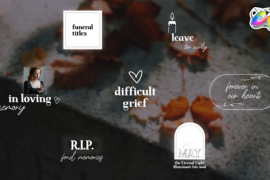 Funeral Titles for FCPX 50841912