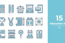 Education Icon After Effect 45886410