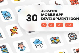 Animated Mobile Application Development Icons 39717344