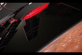 Satellite over Mars 14247318