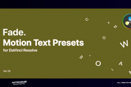 Fade Motion Text Presets Vol. 03 for DaVinci Resolve 46705508