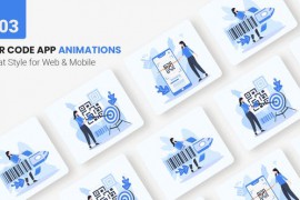 Qr Code App Animation - Flat Concept 46046890