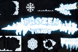 Frozen Lower Thirds And Textures | DaVinci Resolve 42711219
