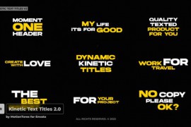 Kinetic Text Titles 2.0 \ DR 42733152