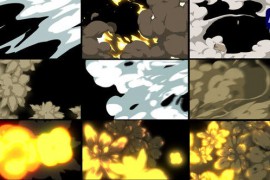 Cartoon Explosion Transitions [After Effects] 50537896