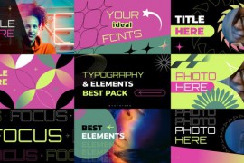 Modern Typography Slides | AE 46935233