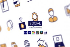 Social Animated Icons 44952141