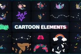 Cartoon Elements for DaVinci Resolve 48801350