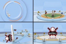 Baseball Logo Reveal 6 42969811