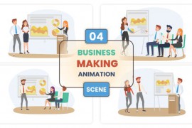 Business Making Concept Illustration Scene 52693609