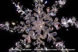Crystal Snowflakes Intro 48919460