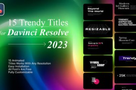 Modern Titles for Davinci Resolve 44706739