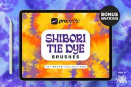 Free Download:Procreate Shibori Tie Dye