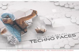 Techno Faces White Project 42324471