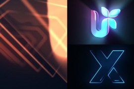 Glow Logo Reveal 47444101