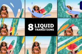Liquid Transitions | Premiere Pro MOGRT 52661567