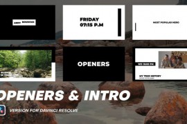 Dynamic Openers and Intro | DaVinci Resolve 51352728