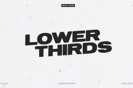 Modern Lower Thirds 48112500