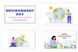 Environment Day Animation Scene Pack 47243956